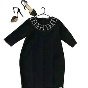RINASCIMIENTO BLACK DRESS  STUDDED SIZE SMALL